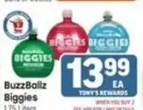 Tony’s Fresh Market BuzzBallz Biggies offer
