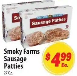 Food Giant Smoky Farms Sausage Patties offer