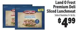 Food Giant Land O Frost premium deli sliced lunchmeat offer
