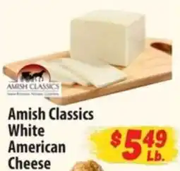 Food Giant Amish Classics White American Cheese offer