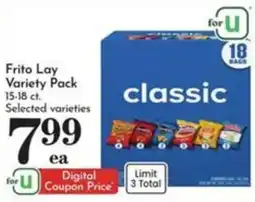 Pavilions Frito Lay Variety Pack offer