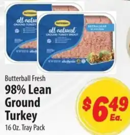 Food Giant Butterball Fresh Ground Turkey offer