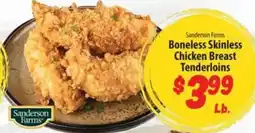 Food Giant Sanderson Farms Boneless Skinless Chicken Breast Tenderloins offer