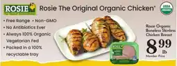 Pavilions Rosie the original organic chicken offer
