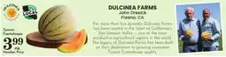 Pavilions Dulcinea Farms Tuscan Cantaloupe offer