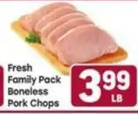 Tony’s Fresh Market Fresh Family Pack Boneless Pork Chops offer