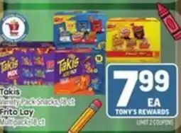 Tony’s Fresh Market Takis Variety Pack Snacks offer