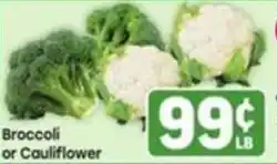 Tony’s Fresh Market Broccoli or Cauliflower offer