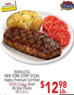 Ingles Markets Ingles boneless new york strip steak offer