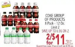 Ingles Markets Coke Group of Products offer