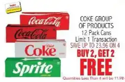 Ingles Markets Coke Group of Products offer