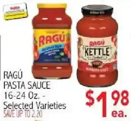 Ingles Markets Ragu pasta sauce offer