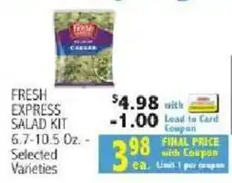 Ingles Markets Fresh Express Salad Kit offer