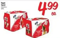 El Super Yoplait Yogurt Smoothies offer