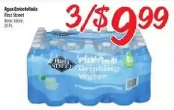 First Street purified drinking water
