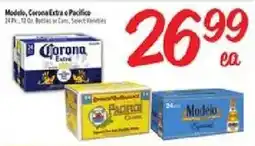 El Super Corona Extra or Pacifico offer