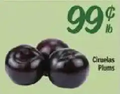 El Super Ciruelas Plums offer