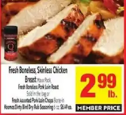 Lucky Supermarkets Kroger Fresh Boneless Skinless Chicken Breast offer