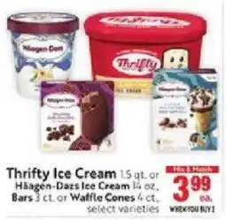Lucky Supermarkets Thrifty Ice Cream offer