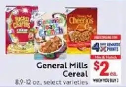 Lucky Supermarkets General Mills Cereal offer