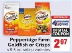 Lucky Supermarkets Pepperidge Farm Goldfish or Crisps offer