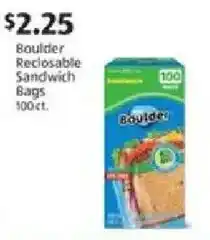 Aldi Boulder reclosable sandwich bags offer
