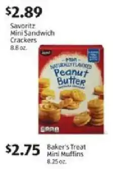 Savoritz mini sandwich crackers