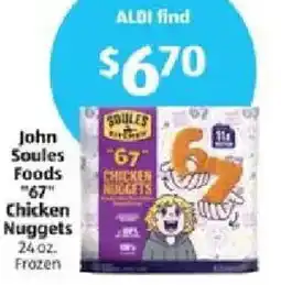 Aldi John Soules Foods Chicken Nuggets offer