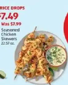 Aldi Seasoned Chicken Skewers offer
