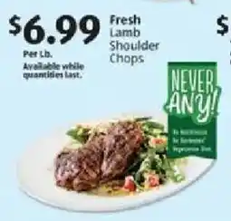 Aldi Fresh Lamb Shoulder Chops offer