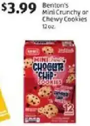 Aldi Benton's mini choco chip cookies offer