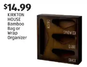 Kirkton House Bamboo Bag or Wrap Organizer
