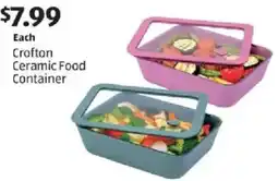 Aldi Crofton ceramic food container offer
