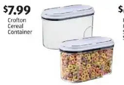 Aldi Crofton cereal container offer