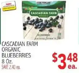 Ingles Markets Cascadian Farm Organic Blueberries offer