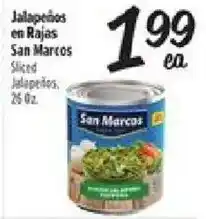 El Super San Marcos Sliced Jalapeños offer