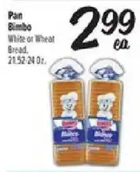 El Super Bimbo White or Wheat Bread offer