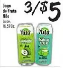 El Super Nilo Juice offer