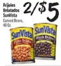 El Super SunVista pinto beans, sunvista black beans offer
