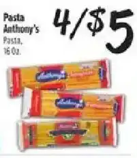 El Super Anthony's pasta offer