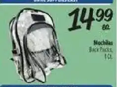 El Super Back Packs offer