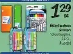 El Super Utilities Escolares Primary School Supplies offer