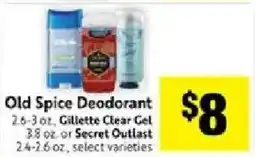 Lucky Supermarkets Old Spice Deodorant offer