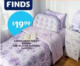Aldi Campus Collection by Kirkton Twin XL or Full Reversible Comforter offer