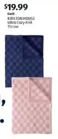 Aldi Kirkton House Ultra Cozy Knit Throw offer
