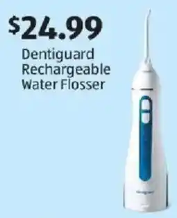 Aldi Dentiguard rechargeable water flosser offer