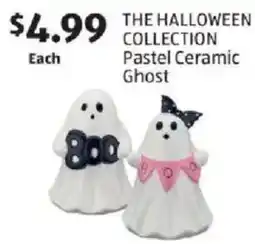 Aldi The Halloween Collection Pastel Ceramic Ghost offer