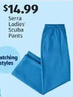 Aldi Serra Ladies' Scuba Pants offer