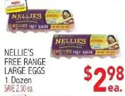 Ingles Markets Nellie's free range large eggs offer