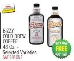 Ingles Markets Bizzy cold brew coffee offer